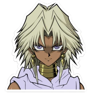 Malik Ishtar Shaped Rug Custom Moon Clouds Yu-Gi-Oh! Anime Room Decor