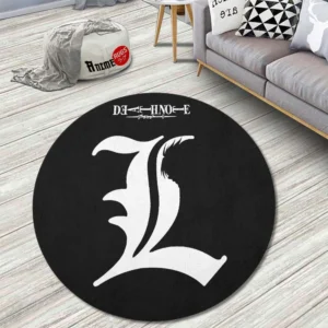 L Round Rug Custom Death Note Anime Room Mats