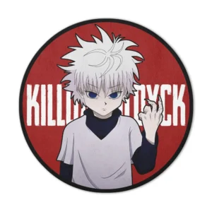 Killua Zoldyck Shaped Rug Custom Anime Room Mats