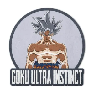 Dragon Ball Goku Ultra Instinct Shaped Rug Custom Anime Room Mats