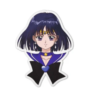 Sailor Saturn Shaped Rug Custom Anime Sailor Moon Room Decor Mat Quality Carpet