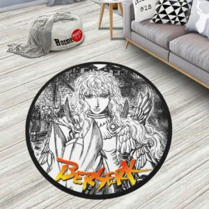 Griffith Round Rug Custom Berserk Anime Room Mats