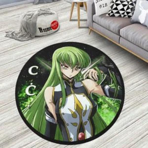 C.C Round Rug Custom Code Geass Anime Room Mats