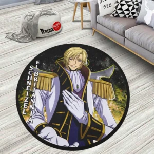 Schneizel el Britannia Round Rug Custom Code Geass Anime Room Mats