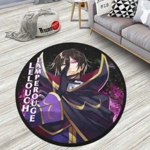 Lelouch Lamperouge Round Rug Custom Code Geass Anime Room Mats