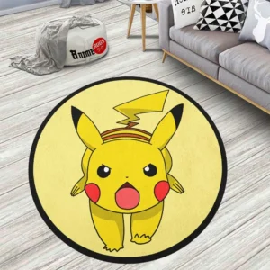 Pokemon Pikachu Round Rugs