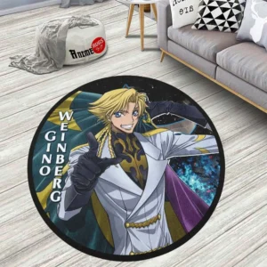 Gino Weinberg Round Rug Custom Code Geass Anime Room Mats