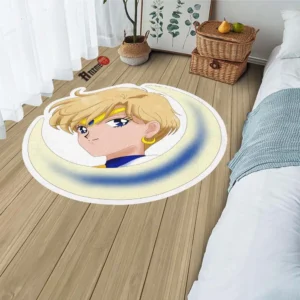 Sailor Uranus Shaped Rug Custom Sailor Moon Anime Room Decor