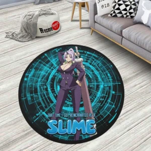 Shion Round Rug Custom That Time I Got Reincarnated as a Slime Anime Room Mats