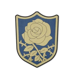 Blue Rose Symbol Shaped Mat Custom Anime Black Clover Room Mats