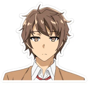 Sakuta Azusagawa Shaped Rug Custom Bunny Girl Senpai Anime Room Decor