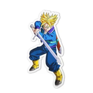 Dragon Ball Trunks Super Saiyan Anime Shaped Mats Room Decor