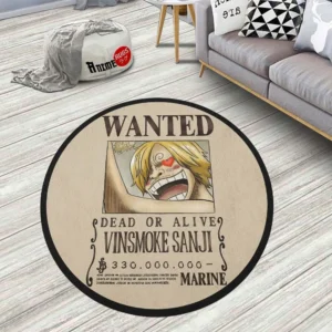 Sanji Round Rug Custom Anime Room Mats