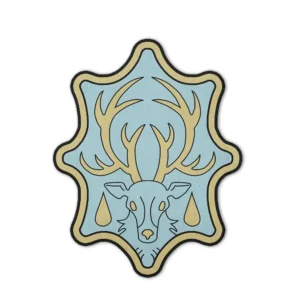 Aqua Deer Symbol Shaped Mat Custom Anime Black Clover Room Mats