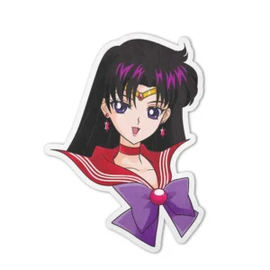 Sailor Mars Shaped Rug Custom Anime Sailor Moon Room Decor Mat Quality Carpet