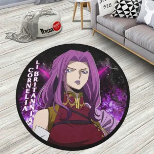 Cornelia li Britannia Round Rug Custom Code Geass Anime Room Mats