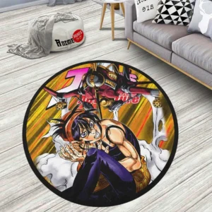 Narancia Ghirga Round Rug Custom Jojo's Bizarre Adventure Anime Rug Floor Mats