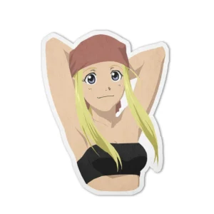 Winry Rockbell Shaped Mat Custom Anime Fullmetal Alchemist Room Mats