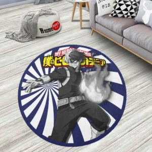 Shoto Todoroki Round Rug Custom Anime Room Mats
