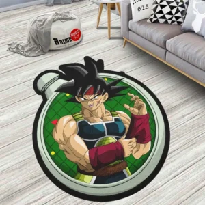 Dragon Ball Bardock Shaped Rug Custom Anime Room Decor