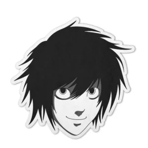L Lawliet Shaped Rug Custom Anime Death Note Mats Room Decor Quality Carpets