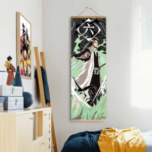 Byakuya Kuchiki Wall Scroll Poster Anime Art Room Decoration