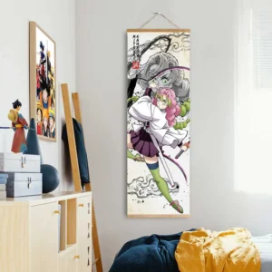 Mitsuri Kanroji Wall Scroll Poster Anime Art Room Decoration