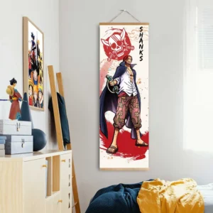 One Piece Shanks Wall Scroll Poster Anime Art Room Decoration
