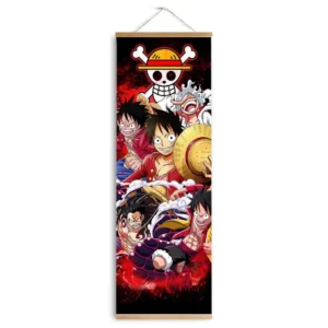 Monkey D. Luffy Wall Scroll Poster Anime Art Room Decoration