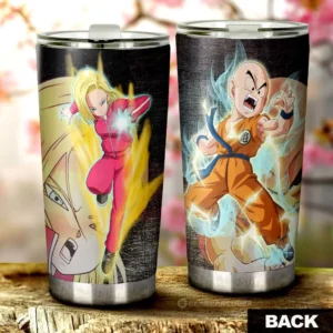ndroid 18 And Krillin 20oz Tumbler
