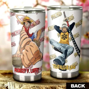 Luffy And Law 20oz Tumbler