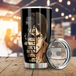 Eren Yeager Quotes 20oz Tumbler