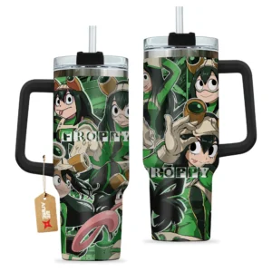 Tsuyu Asui Froppy 40oz Travel Tumbler Custom Anime Cup