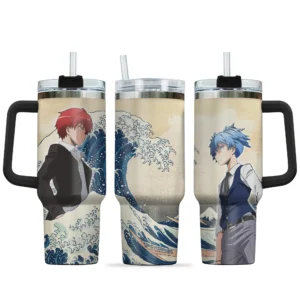 Nagisa - Karma 40oz Travel Tumbler With Handle Rivalries Kanagawa Collection