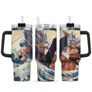 Gohan - Goku 40oz Travel Tumbler With Handle Rivalries Kanagawa Collection