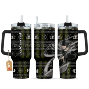 Eraser Head 40oz Travel Tumbler With Handle Custom Anime Accessories