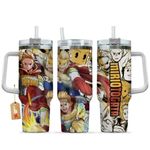 Mirio Togata (Lemillion) 40oz Tumbler Cup With Handle Custom Manga Art Personalized Name