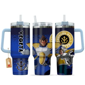 Vegeta Great Ape 40oz Travel Tumbler With Handle Custom Anime Accessories