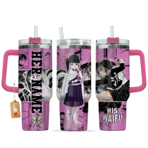 Kanao Tsuyuri 40oz Travel Tumbler With Handle Personalized Valentines Senpai Waifu Collection