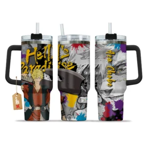Aza Chobe 40oz Travel Tumbler With Handle Custom Anime Accessories