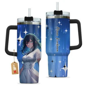 Akane Kurokawa 40oz Travel Tumbler With Handle Custom Anime Cup