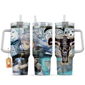 Noelle Silva 40oz Tumbler Cup With Handle Custom Personalized Name