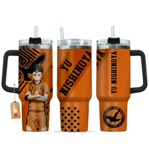 Yu Nishinoya Personalized 40oz Travel Tumbler With Handle Collection
