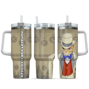 The Baron 40oz Travel Tumbler With Handle Custom Anime Accessories