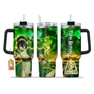 Toph Beifong 40oz Tumbler Cup With Handle Custom Personalized Name