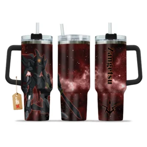 Zangetsu 40oz Travel Tumbler With Handle Personalized Anime Accessories