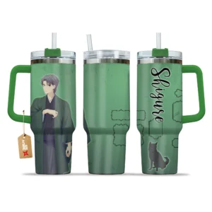 Shigure Sohma 40oz Travel Tumbler With Handle Personalized Anime Accessories