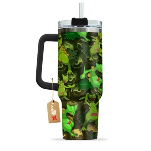 Sceptile 40oz Travel Tumbler With Handle Custom Anime Accessories