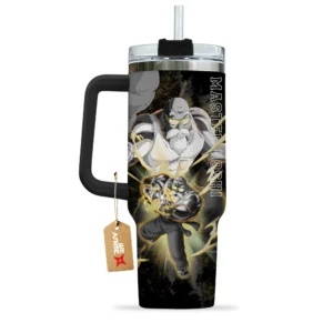 Master Roshi 40oz Travel Tumbler Personalized With Handle Custom Anime Cup