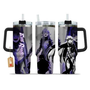 Esil Radiru 40oz Tumbler Cup With Handle Custom Personalized Name